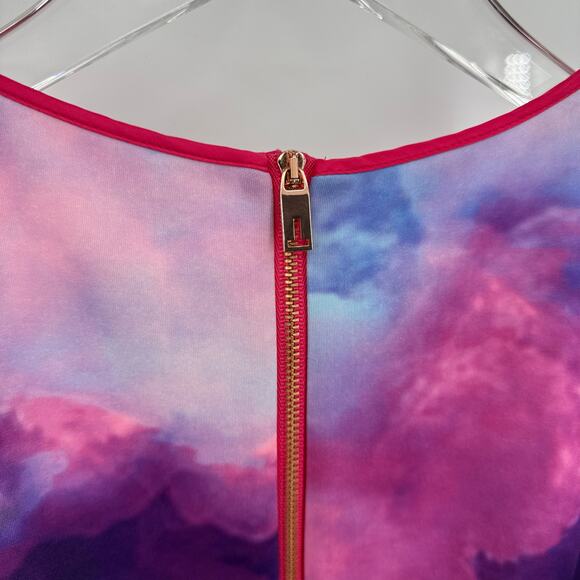 Ted Baker London Sew in Love Watercolor Racerback Skater Dress Women’s Size 6 - Picture 7 of 12